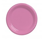 Candy Pink 7" Plastic Lunch Plates 20 pcs/pkt